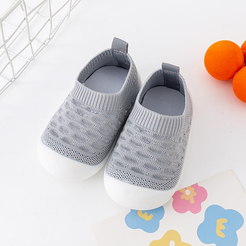 Baby First Walkers - Gray - HoneyBug