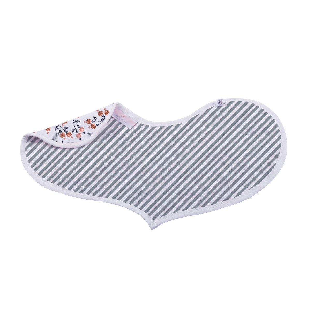 Blooms Floral Bamboo Heart Bib 2PK - HoneyBug