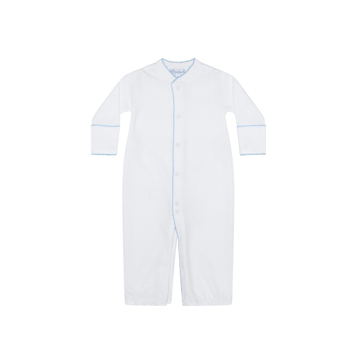 White Bubble Baby Converter Gown - HoneyBug
