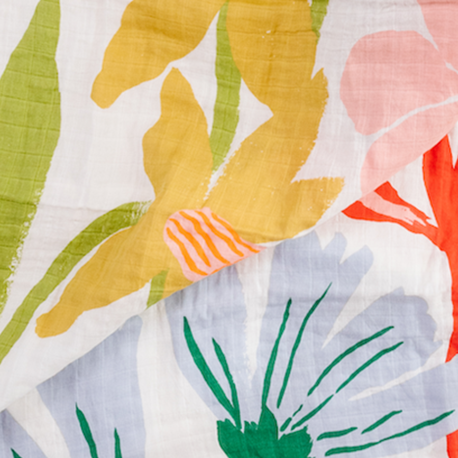Cottage Garden Swaddle - HoneyBug