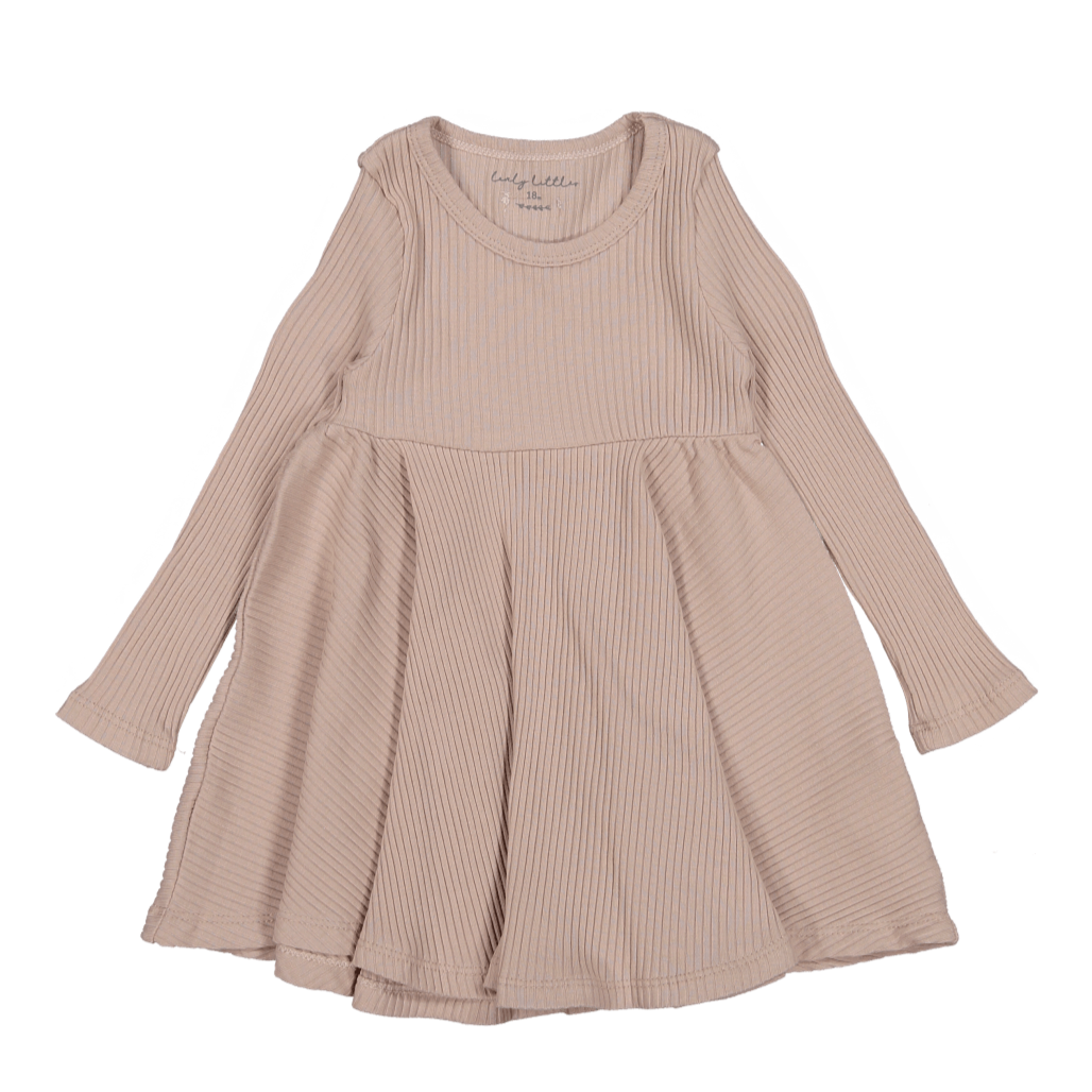 The Long Sleeve Dress - Mauve - HoneyBug