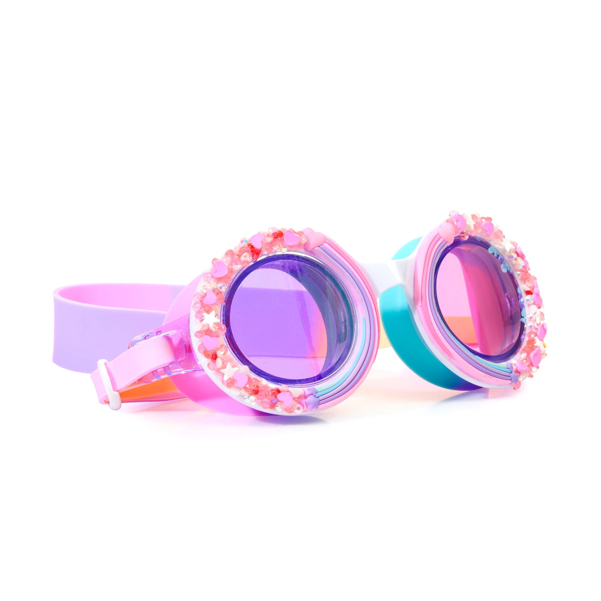 Blueberry Cupcake Sprinkle Kids' Swim Goggles - HoneyBug 