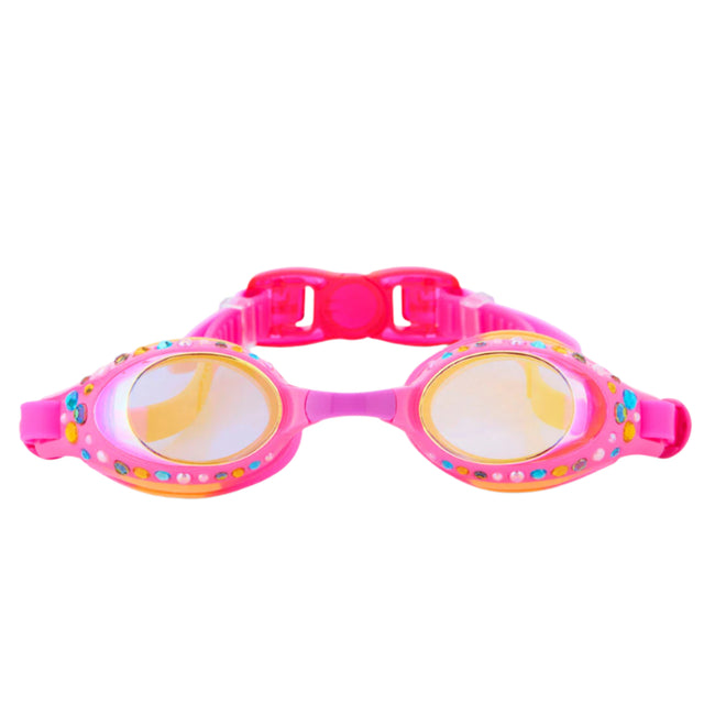 Tropical Tanzanite Glimmering Kids' Swim Goggles - HoneyBug 