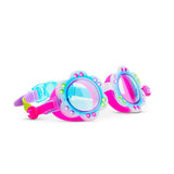 Blossom Blue Petals Girl Kids' Swim Goggles - HoneyBug 