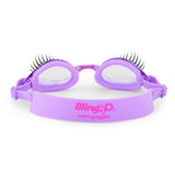 Purple Nail Polish Splash Lash Kids' Swim Goggles - HoneyBug 