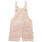 Organic Shortalls - Dash Lines - HoneyBug 