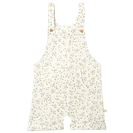 Organic Shortalls - Petals - HoneyBug 
