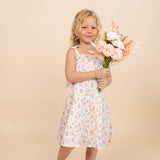 Organic Tiered Dress - Petit Floral - HoneyBug 