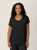 Everyday Maternity & Nursing T-shirt | Black - HoneyBug 