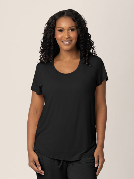 Everyday Maternity & Nursing T-shirt | Black - HoneyBug 