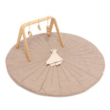 Desert Lark/Acadian - Linen Quilted Playmat - HoneyBug 