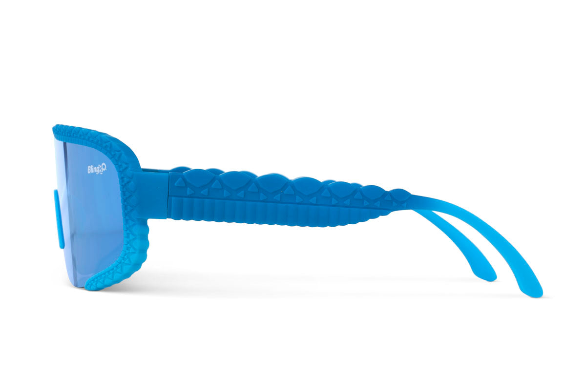 Crocodile Cobalt Gulf Shore Kid's Sunglasses - HoneyBug 