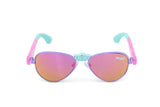 Suntan Turquoise Hampton Beach Kids' Sunglasses - HoneyBug 
