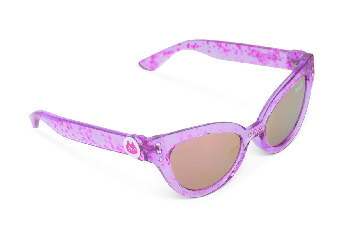 Misty Magenta Malibu Beach Kids' Sunglasses - HoneyBug 