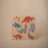 Wooden Dino Puzzle - HoneyBug 