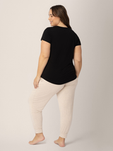 Everyday Maternity & Nursing T-shirt | Black - HoneyBug 