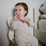 Zipper Pajama - Ivory