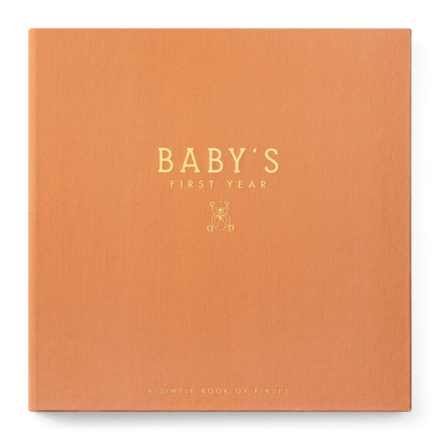 Teddy Bears' Picnic Luxury Memory Baby Book - HoneyBug 