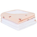3 Pack Washcloth Set - Pink Cherries - HoneyBug 
