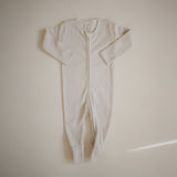 Zipper Pajama - Ivory