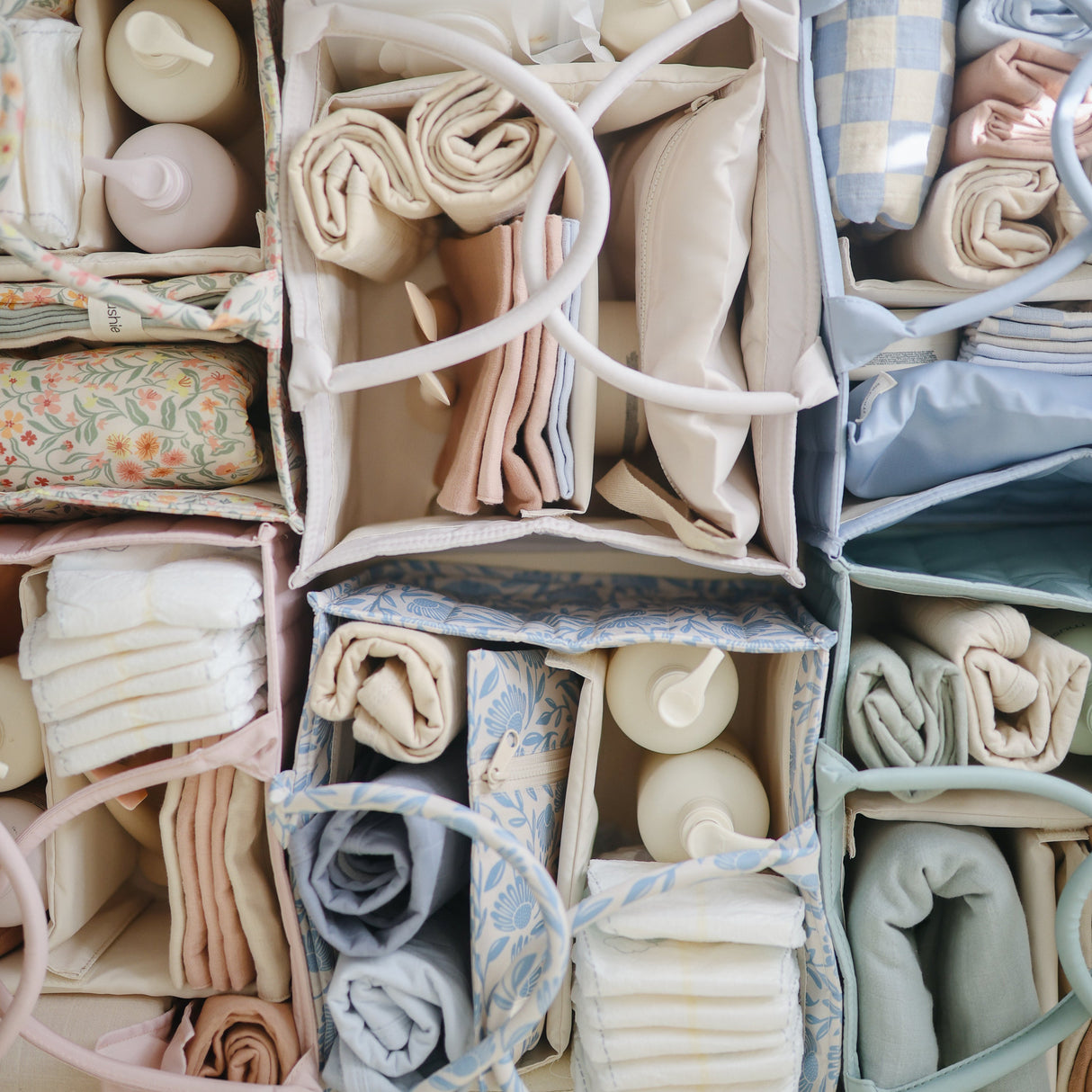 Diaper Caddy - Ivory