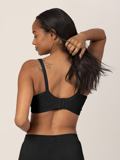 Signature Sublime® Contour Hands-Free Pumping & Nursing Bra | Black - HoneyBug 