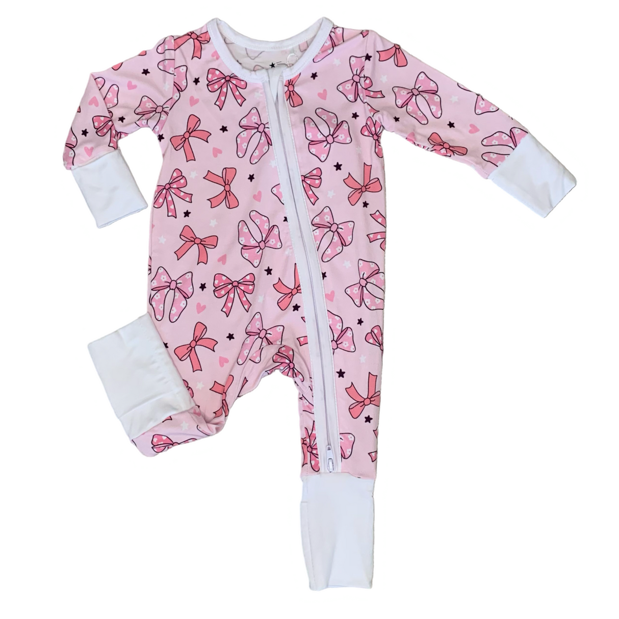 Pink Bow Coverall