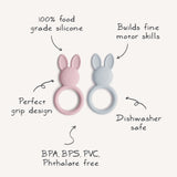 Bunny Teether - Sage - HoneyBug 