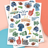 Football Tats - 60 Temporary Tattoos