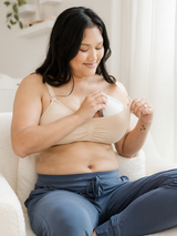 Simply Sublime® Nursing Bra | Beige - HoneyBug 