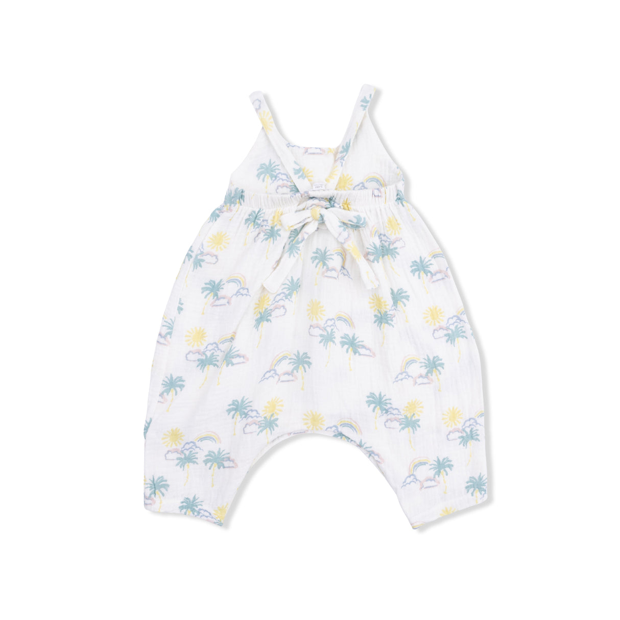 Palm Trees and Rainbows - Tie Back Romper