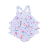 Mermaid Princesses - Ruffle Sunsuit