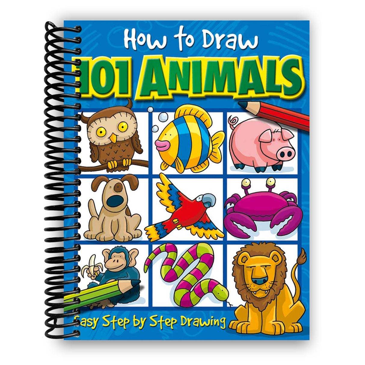 How to Draw 101 Animals (Spiral Bound) - HoneyBug 