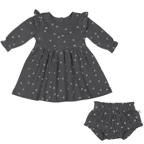 Organic Ruffle Dress - Tribe - HoneyBug 