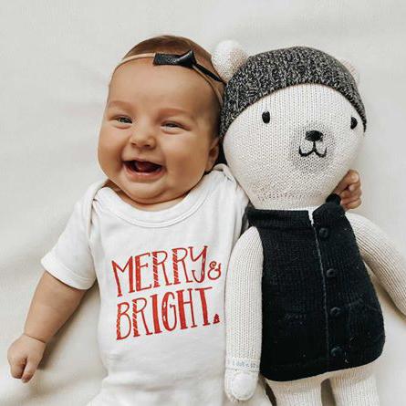 graphic bodysuit | merry & bright - HoneyBug 