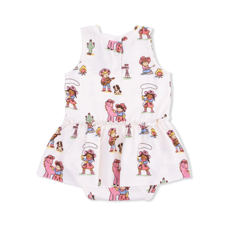 Vintage Cowgirls - Bodysuit with Skirt