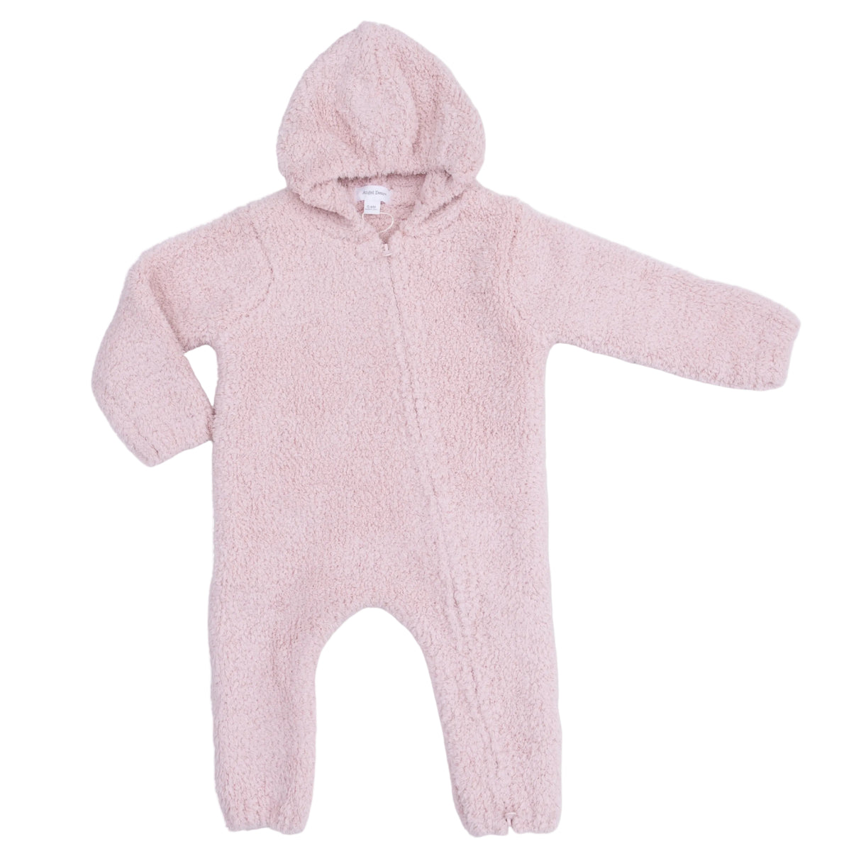Chenille - Blush Hooded Romper