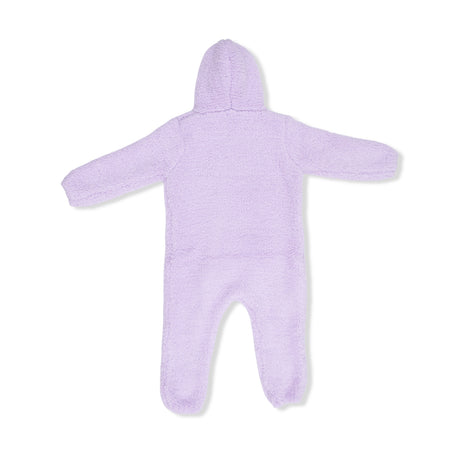 Chenille - Lavender Hooded Romper