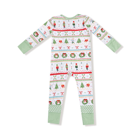 Convertible Romper - Nutcracker Fair Isle - HoneyBug 