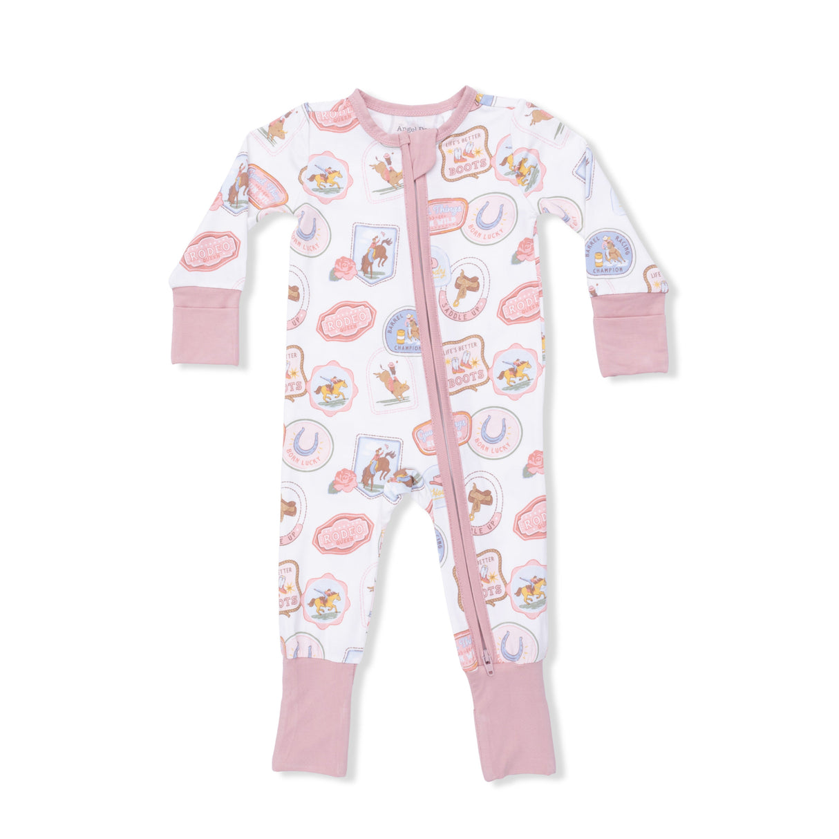 Rodeo Patches Pink - Convertible Romper