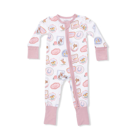 Rodeo Patches Pink - Convertible Romper