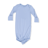 Solid Blue Fog - Knotted Gown and Hat