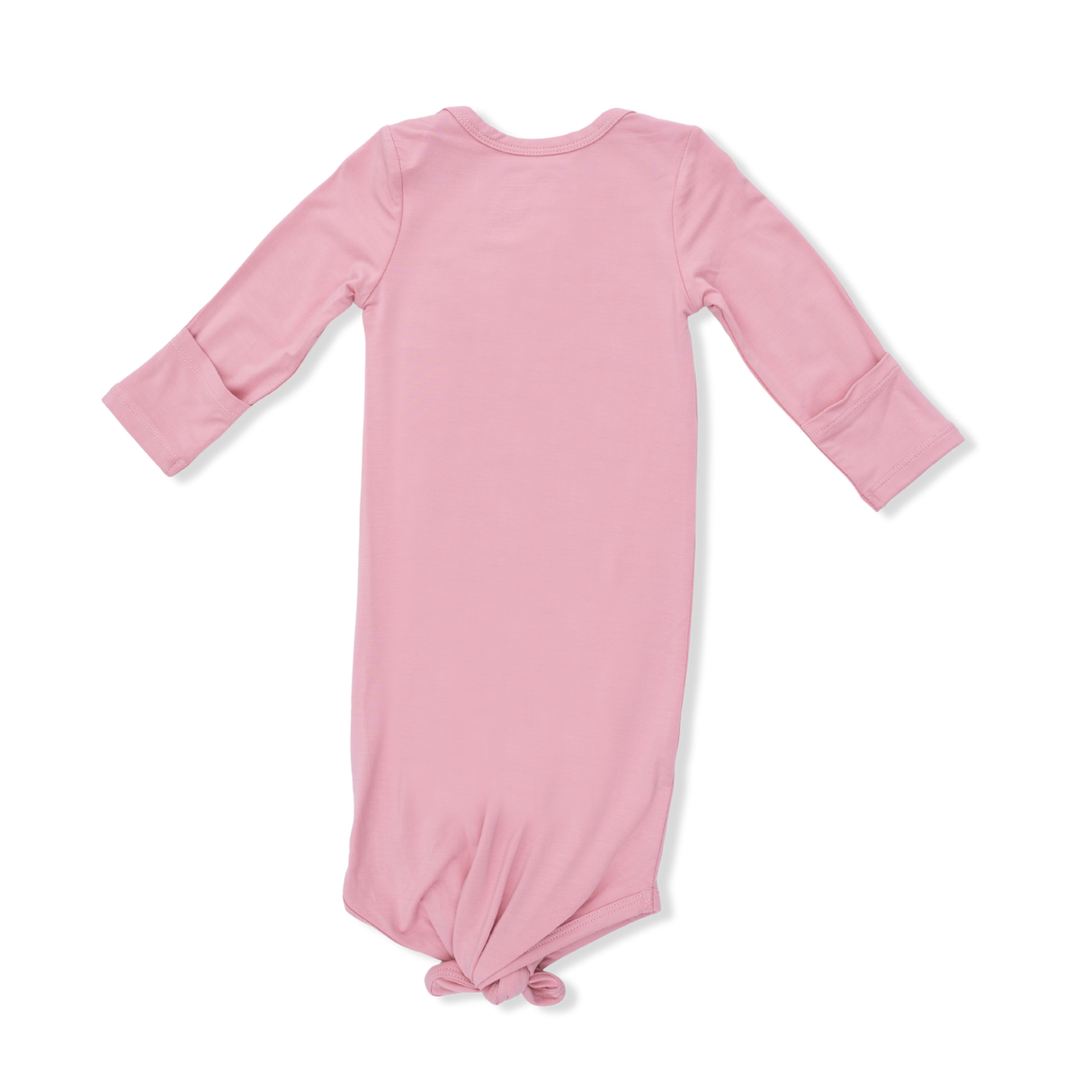 Solid Rose Elegance - Knotted Gown and Headband