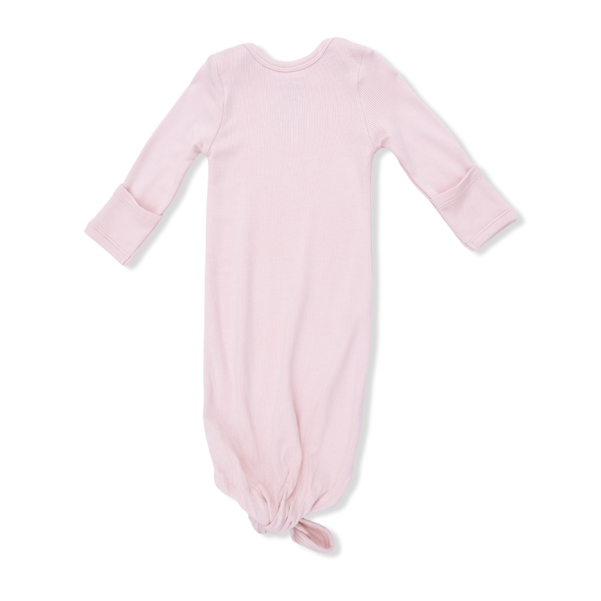 Solid Veiled Pink - Knotted Gown and Hat