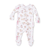 Cowgirl Nursery - 2 Way Ruffle Front Zipper Footie