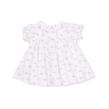 Dainty Buds and Bows - Smocked Dress Set and Headband