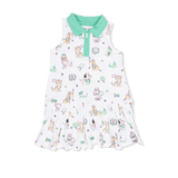 Country Club Dogs Pink - Polo Tennis Dress with Cartwheel Short