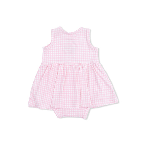 Cute Farm Animals Appliques - Tank Bodysuit Dress