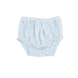 Tiny Cherry Stripe - Top with Bows and Ruffle Leg Bloomer