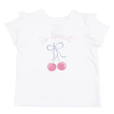 Sweet Bow Cherries - Ruffle Tee
